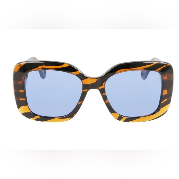 Lanvin Squared Frame Tiger Mother Sunglasses